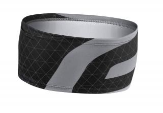 Čelenka FORCE FIT sport zúžená černo-šedá velikost: UNI, barva: černá