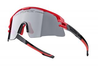 Cyklistické brýle FORCE AMBIENT červeno-šedé, fotochrom. skla velikost: UNI, barva: červená