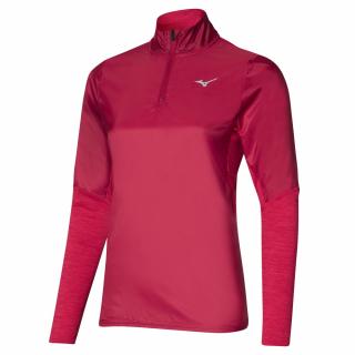 Dámská mikina Mizuno Hybrid LS HZ J2GC171461 Rose Red velikost: S, barva: červená