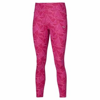 Mizuno 7/8 Printed Tight J2GB220468 Pink Peacock velikost: L, barva: růžová