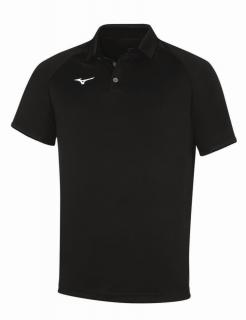 Mizuno Core Polo Tee 32EA7001191 Black-Black velikost: L, barva: černá