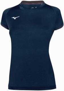 Mizuno Core SS Tee 32EA7202141 Navy-Navy velikost: L, barva: modrá