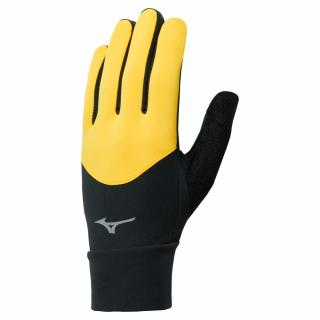 Mizuno Warmlite Glove J2GY7501Z98 Black/Racing Yellow velikost: M, barva: černá