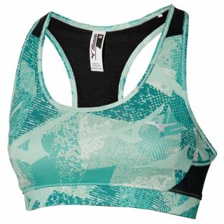 Podprsenka Mizuno Alpha Graphic Bra J2GA121521 Surf Spray velikost: XL, barva: zelená