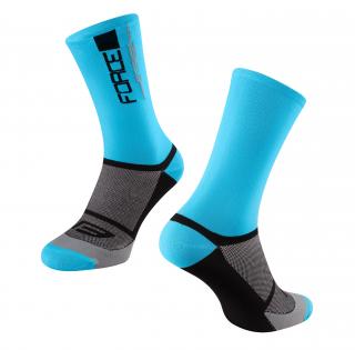 Ponožky FORCE STAGE modro-černé velikost: S/M