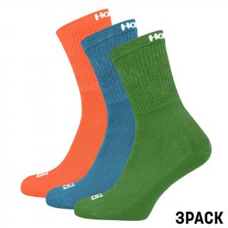 Ponožky Horsefeathers Delete 3Pack - multicolor III velikost: 11-13, barva: zelená