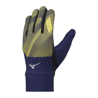 Rukavice Mizuno Windproof Glove J2GY8551Z46 Astral Aura velikost: L, barva: modrá