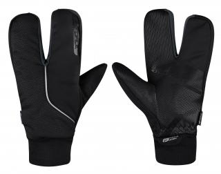 Zimní rukavice FORCE HOT RAK PRO 3 prsté černé velikost: L, barva: černá