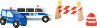 Dřevěná policejní auta