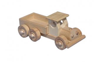 Dřevěné nákladní auto s korbou