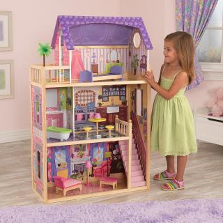 Dřevěný domeček pro panenky Barbie - Kayla