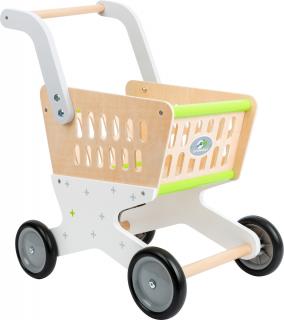 Dřevěný nákupní vozík Trend