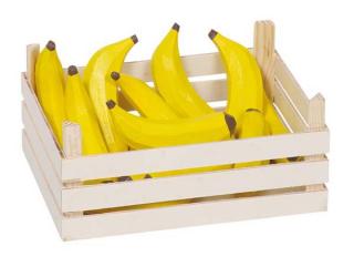 Goki Dřevěná přepravka s banány