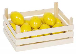 Goki Dřevěná přepravka s citrony