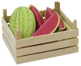Goki Dřevěná přepravka s melouny