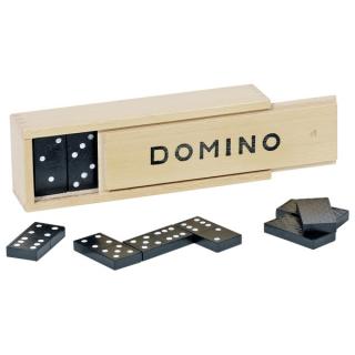 Goki Dřevěné domino v krabičce - 28 dílů