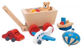 Goki Dřevěné hračky pro panenky do domečků