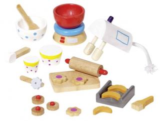 Goki Pečení - dřevěné vybavení pro panenky do domečků