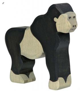 Gorila - dřevěné zvířátko