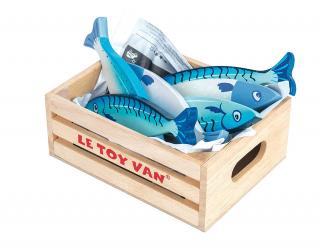 Le Toy Van dřevěná přepravka s rybami
