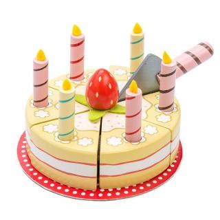 Le Toy Van dřevěný narozeninový dort Vanila