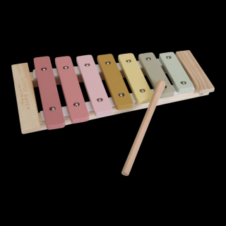 Little Dutch dřevěný xylofon pink