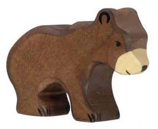 Medvídě I - dřevěné zvířátko