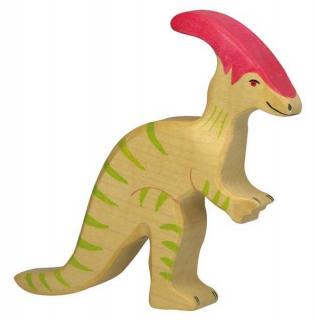 Parasaurolophus  - dřevěná vyřezávaná hračka