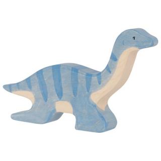 Plesiosaurus - dřevěná vyřezávaná hračka