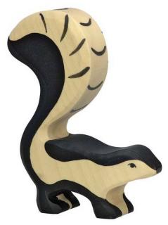 Skunk - dřevěné zvířátko