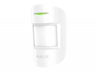 AJAX 7170 PIR+B - bezdrátový kombinovaný PIR detekce pohybu a tříštění skla Barva: Bílá