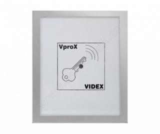 ART 4850P/M - Autonomní bezdotyková čtečka VIDEX - série 4000, 1000 účastníků, EM125kHz, broušená nerez, modul pro rámečky Videx 4000