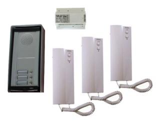 ART 8KS- sady telefonu pro 3 až 12 bytových jednotek, domovní interkom - povrchová montáž venkovního tabla, bez vnitřního interkomu Provedení: K11 pro…