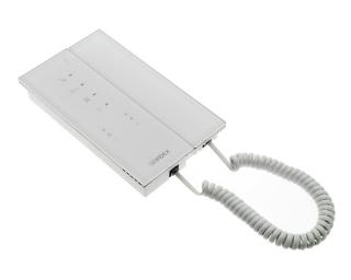 ART KRA76 - Digitální sluchátkový audiotelefon KRISTALLO pro systém VX2200, povrchová a zapuštěná montáž, bílý a černý Barva: Bílá