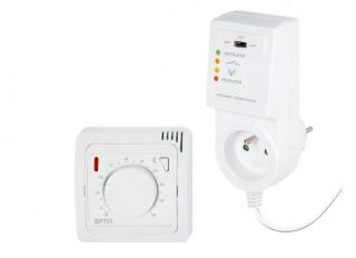 BT 013 - Jednoduchý bezdrátový termostat se samoučením kódů s přijímačem do zásuvky