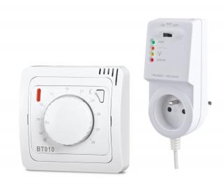 BT 015 - Jednoduchý bezdrátový termostat se samoučením kódů s přijímačem do zásuvky