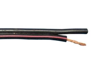 Dvoulinka černo - červená s PVC izolací - lanko 0,35, 0,5 a 0,75mm, délka kabelu 100m Provedení: 0,5mm