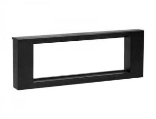 GM 9010-RFAME-NEON - rámeček bez oddělovačů pro připojení modulu USBQ, barva bílá a černá Barva: Černá