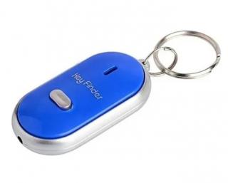 Keyfinder QF 315, vyhledávací klíčenka odpovídá pípáním na písknutí Barva: Modrá