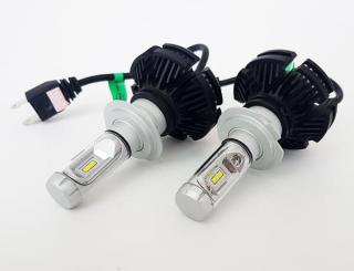 LED 2x H7-60W - Sada 2x výkonná automobilová LED žárovka, patice H7, výkon 60W, 7200lm, nap. 9-30V