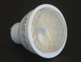 LED 60SMD GU10 - 230V LED žárovka 3,2W s paticí GU10, 255lm Barva: Bílá studená