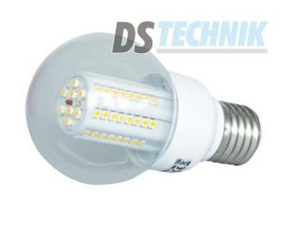 LED B60-60SMD - 3,6W, LED žárovka s prostorovým svitem, patice E27, 270lm Barva: Bílá teplá