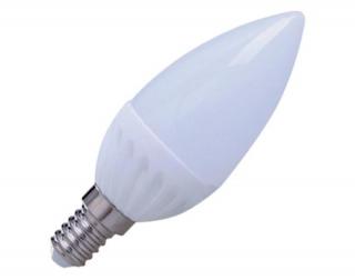 LED C30-3W E14 - keramická 3,5W LED žárovka, malý závit E14, 260lm Barva: Bílá neutrální