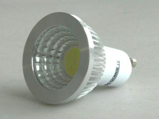 LED COB 3W GU10 - 230V LED žárovka 3W s paticí GU10, 240lm Barva: Bílá teplá