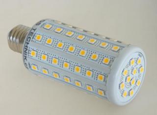 LED CORN 88SMD E27- 12W LED žárovka s prostorovým svitem, závit E27, 230V, 72xSMD, 1150lm Barva: Bílá teplá