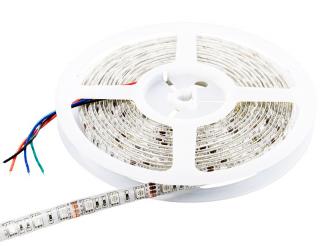 LED CTP5050-60 RGB IP44 - 5m, 5m dlouhý barevný LED pásek RGB SMD5050 s izolací pro exteriéry, IP44, 60W, 3600lm