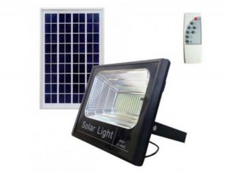 LED FLOOD 50W SOLAR - nabíjecí LED reflektor 50W se solárním panelem a dálkovým ovladačem
