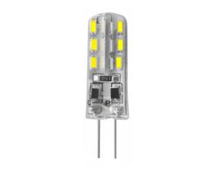 LED G4-1,5W - miniaturní LED žárovka s paticí G4, 1,5W, v silikonu, svit bílá studená a bílá teplá Barva: Bílá studená