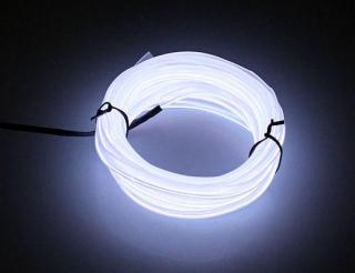 LED line light USB - světelný LED kabel 5m do auta, nap USB, 4 barvy Barva: Bílá studená