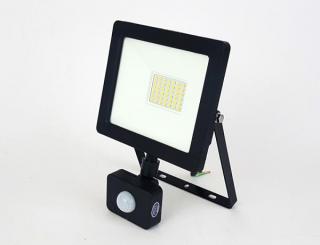 LED reflektor 30W PIR FLR - 30W úzký LED reflektor s nastavitelným PIR čidlem, nap. 230V, svit bílá neutrální